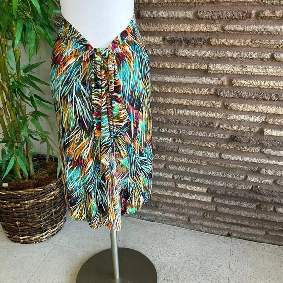 Thanga Beach Colorful Sarong Bathing Suit Coverup - Picture 1 of 5